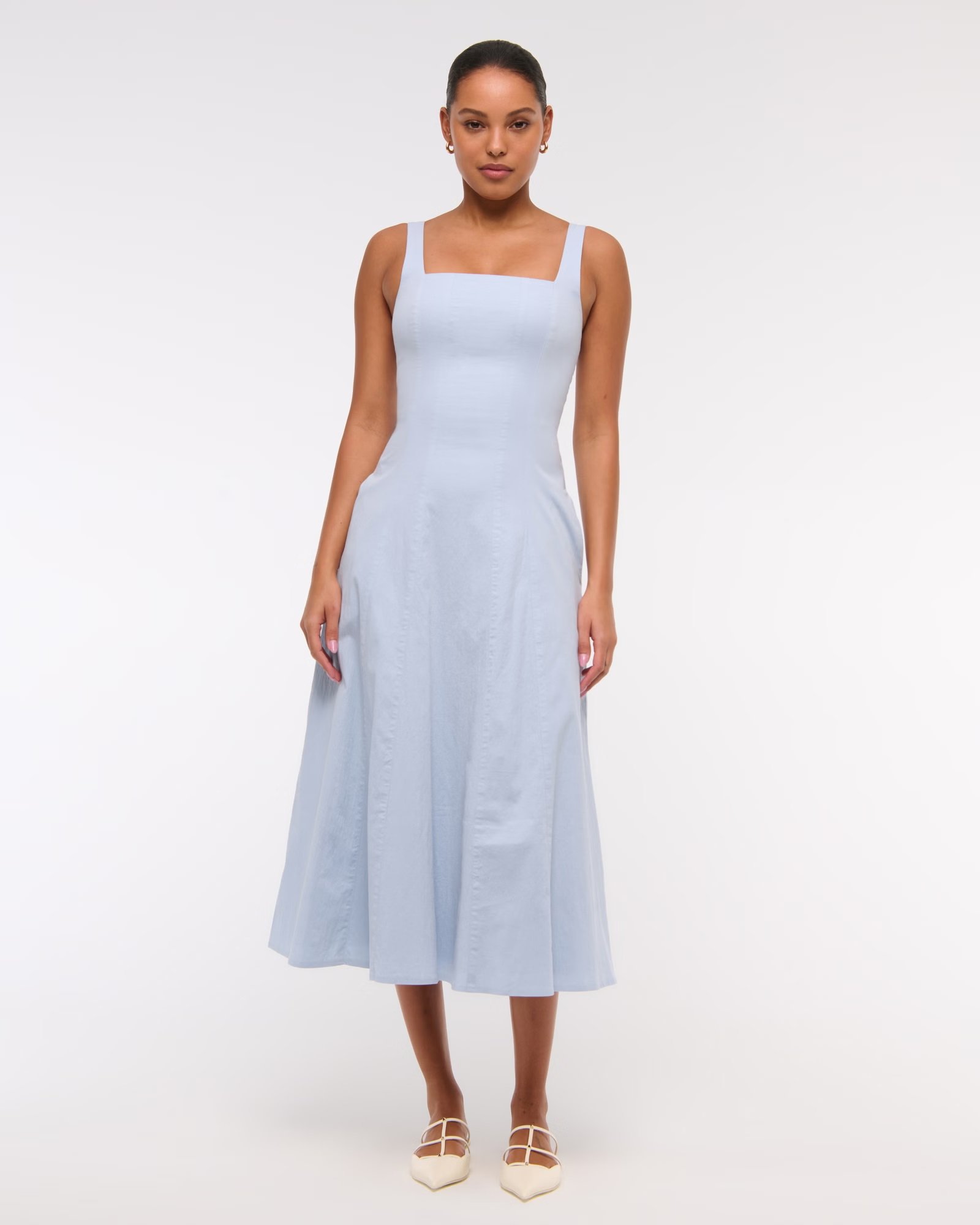 ワンピース ENFOLD ROUND-NECK JUMPER-DRESS House of Harlow 1960 x REVOLVE Linda Sweater Dress in Blue